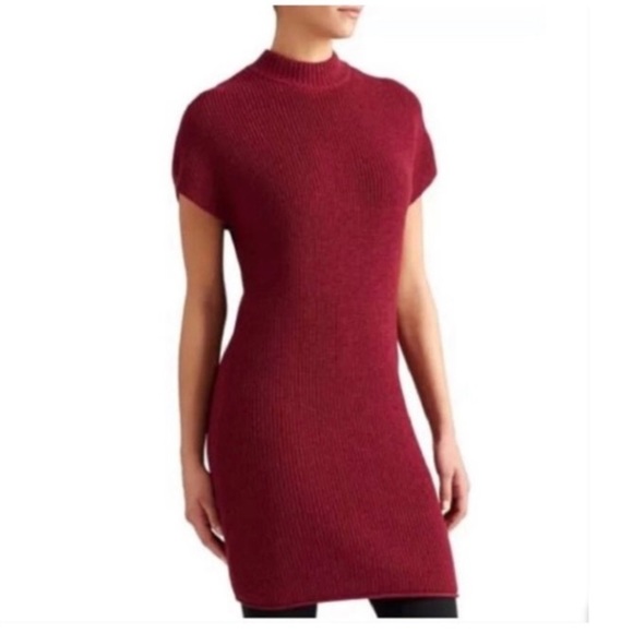 Athleta Merino Wool Pinewood Sweater Dress M - Picture 3 of 12